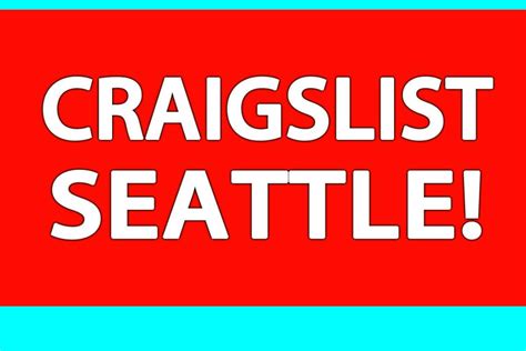 seattle craiglsit|seattle craigslist my listings.